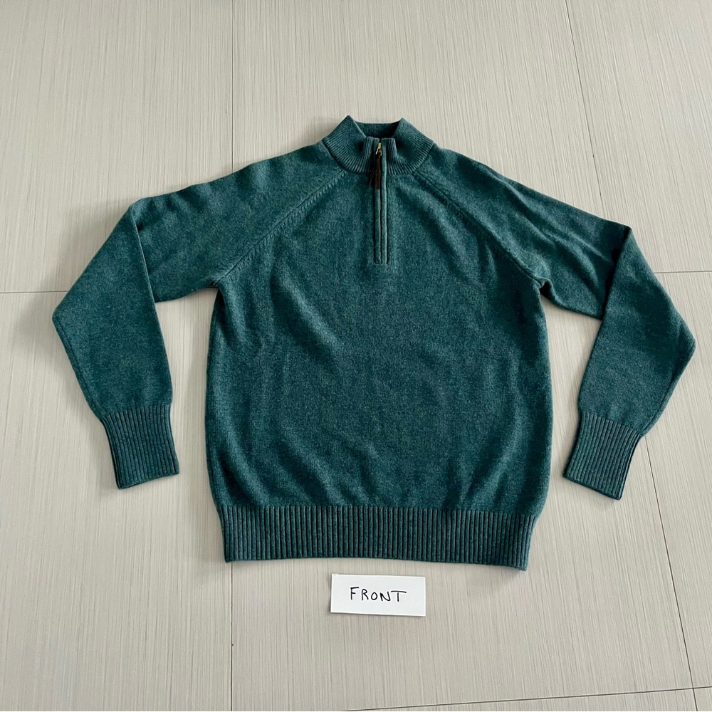 Men's Green Cashmere Sweater